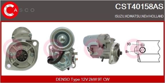 CASCO CEF80004GS Elektrimootor, radiaatoriventilaator XLV 1.6 GPL Nelikvedu 128 HP Bensiin / autogaas (LPG)