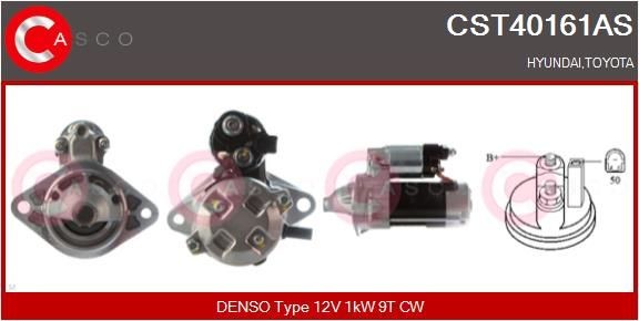 CASCO CEF80009GS Elektrimootor, radiaatoriventilaator RODIUS 2.7 Xdi 163 HP Diisel
