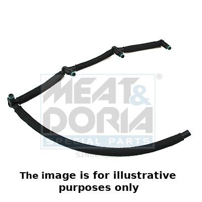 MEAT & DORIA 9844E Hose, fuel overflow FUSION 1.6 TDCi 90 PS Diesel 2012