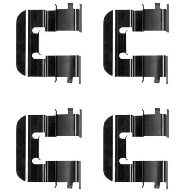 TEXTAR 82548200 Lisakomplekt, ketaspiduriklotsid i30 1.6 MPI 131 HP Bensiin