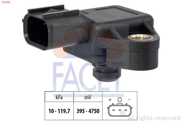 FACET Air Pressure Sensor, height adaptation Article number: 10.3383 cheaply