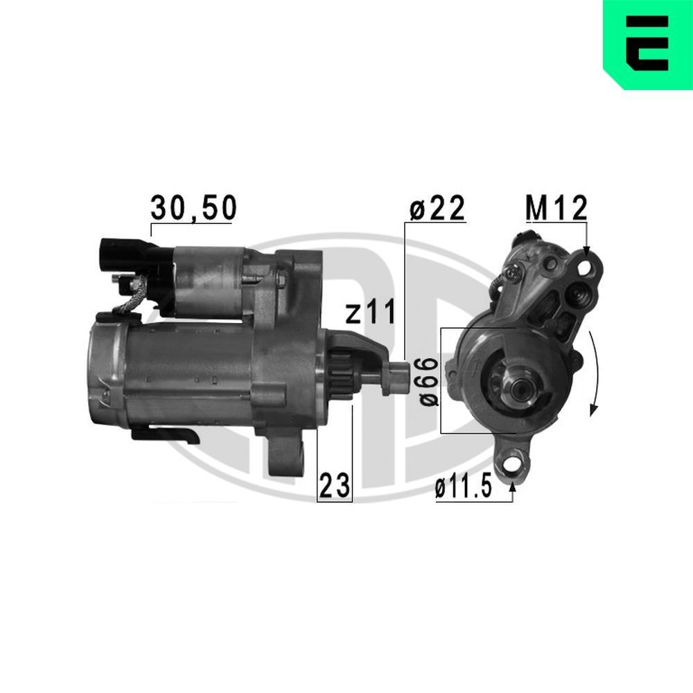 ERA Starter motor Article number: 220666A cheaply
