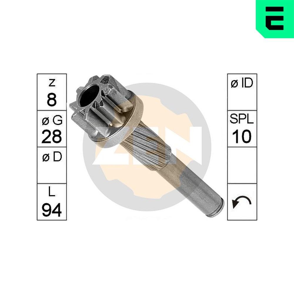 ERA ZN9525 Hammastrummel, starter SUNNY 1.4 i 75 HP Bensiin 1995