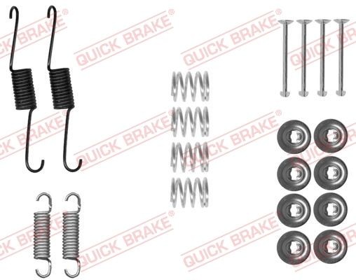 QUICK BRAKE 105-0031 Accessory Kit, brake shoes YARIS 1.4 D (NLP130_) 90 PS Diesel 2020
