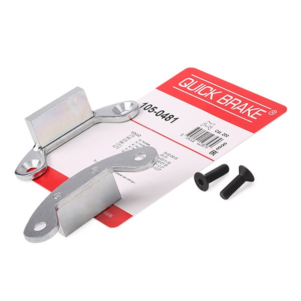 QUICK BRAKE 105-0481 Lisakomplekt, seisupiduriklotsid S60 2.4 CDI 116 HP Diisel 2010