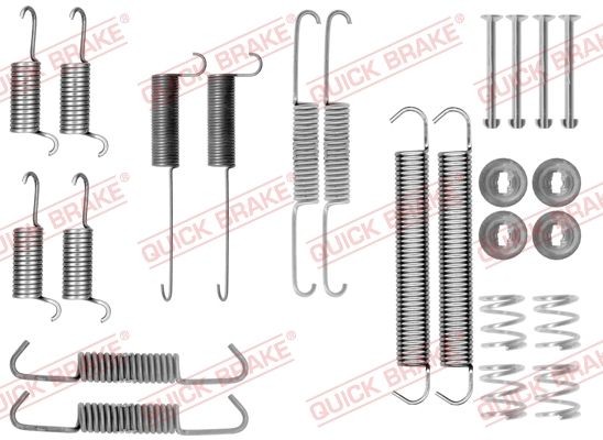 QUICK BRAKE 105-0712 Accessory Kit, brake shoes TRANSPORTER 2.4 D Syncro 78 PS Diesel 2003