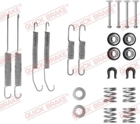 QUICK BRAKE 105-0718 Lisakomplekt, Piduriklotsid SUNNY 2.0 D 75 HP Diisel 1995