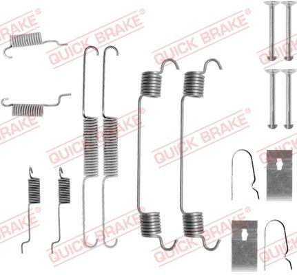 QUICK BRAKE 105-0767 Lisakomplekt, Piduriklotsid 323 1.8 16V GT (BG8S) 128 HP Bensiin 2000