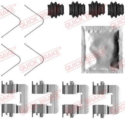 QUICK BRAKE 109-0033 Lisakomplekt, ketaspiduriklotsid CARENS 2.0 MPI 150 HP Bensiin