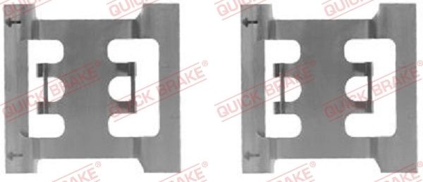 QUICK BRAKE Accessory Kit, disc brake pads Article number: 109-1083 cheaply