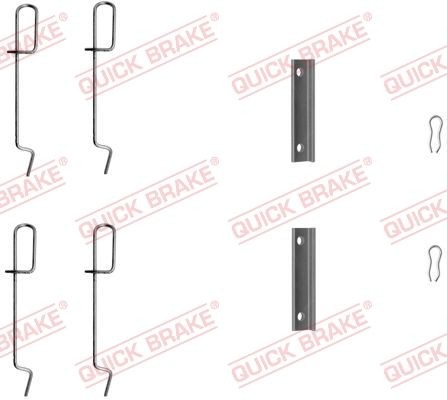 QUICK BRAKE Accessory Kit, disc brake pads Article number: 109-1179 cheaply