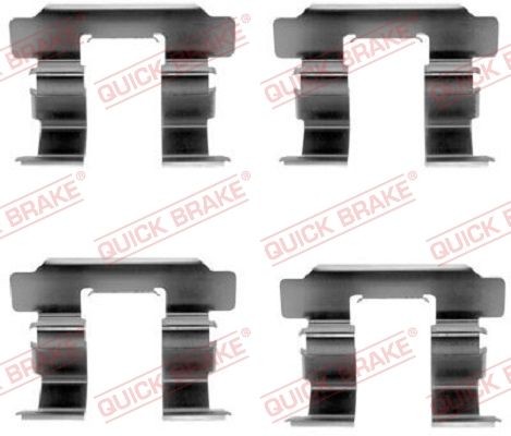 QUICK BRAKE 109-1251 Accessory Kit, disc brake pads SWIFT 1.6 4WD 95 PS Petrol 2001