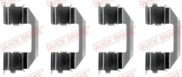 QUICK BRAKE Accessory Kit, disc brake pads Article number: 109-1258 cheaply