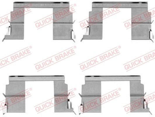 QUICK BRAKE Accessory Kit, disc brake pads Article number: 109-1783 cheaply