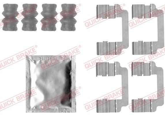 QUICK BRAKE 109-1830 Lisakomplekt, ketaspiduriklotsid INSIGNIA 2.0 Biturbo CDTI 4x4 (68) 195 HP Diisel 2017