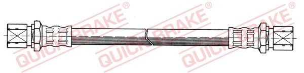 QUICK BRAKE Brake hose Article number: 22.021 cheaply