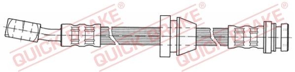 QUICK BRAKE Brake hose Article number: 58.919 cheaply