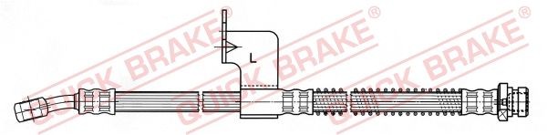 QUICK BRAKE Brake hose Article number: 59.937 cheaply