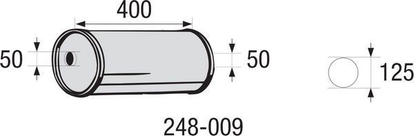 BOSAL Middle Silencer, universal Article number: 248-009 cheaply