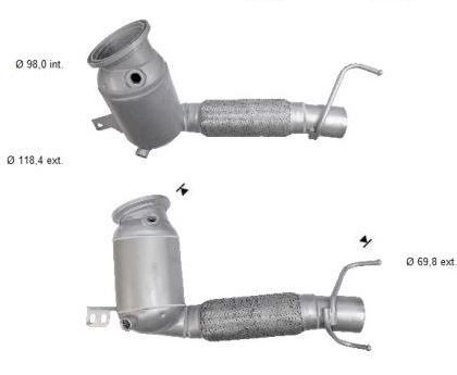 VEGAZ Diesel particulate filter Article number: BK-828 cheaply