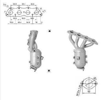 VEGAZ Catalytic converter Article number: HUK-306 cheaply