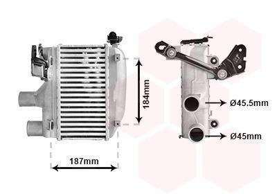VAN WEZEL Intercooler UGS: 53014703 à bon prix