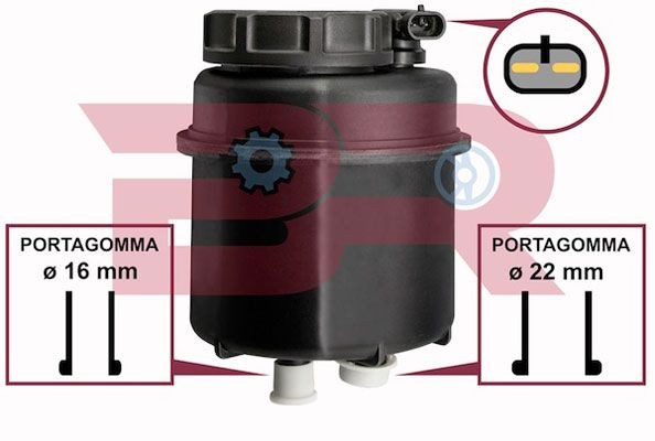 BOTTO RICAMBI BRST8037 Paisupaak, roolivõimendi -hüdraulikaõli Daily 2.3 35C12 V, 35C12 V/P, 35S12 V, 35S12 V/P 116 HP Diisel 2012