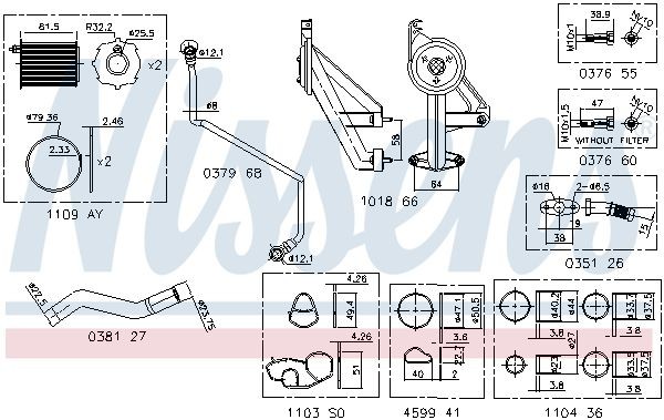 NISSENS 9300910 Montaažikomplekt, kompressor FOCUS 1.6 TDCi 90 HP Diisel 2011