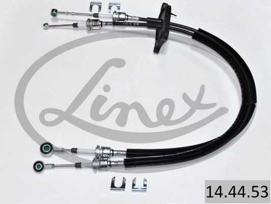 LINEX 14.44.53 Cable, manual transmission QUBO 1.3 D Multijet (225AXE1A, 225CXE1A, 225AXH1A, 225AXL1A,... 95 PS Diesel