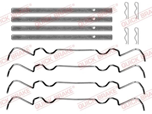 QUICK BRAKE 109-0069 Lisakomplekt, ketaspiduriklotsid Daily eDAILY 35S14E, 42S14E, 42C14E, 50C14E, 72C1E 190 HP Elektri