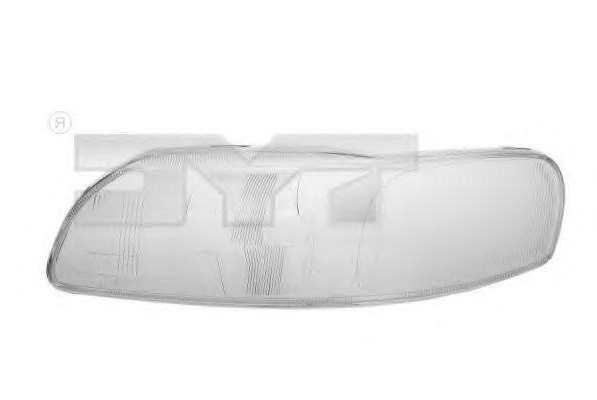 TYC 20-0434-LA-2 Headlight lens V70 2.4 D 126 PS Diesel 2008
