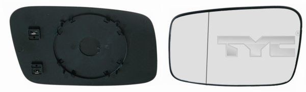 TYC Mirror Glass, outside mirror Article number: 338-0008-1 cheaply