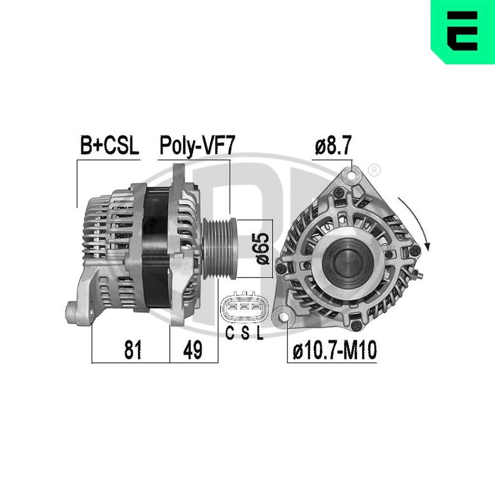 ERA Alternator Article number: 209519A cheaply