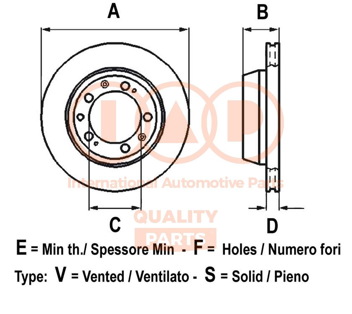IAP QUALITY PARTS Piduriketas Artikli number: 709-25000 soodsalt
