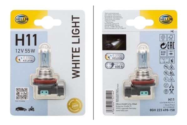 HELLA Bulb, fog light Article number: 8GH 223 498-158 cheaply