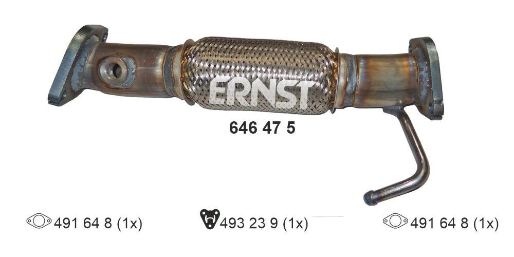 ERNST Exhaust Pipe Article number: 646475 cheaply