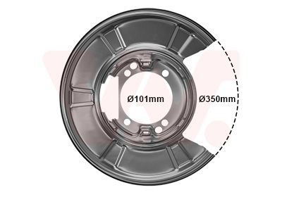 VAN WEZEL Splash Panel, brake disc Article number: 3077371 cheaply