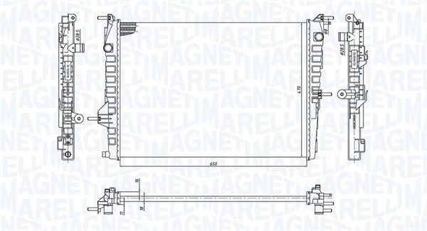 MAGNETI MARELLI Radiaator, mootorijahutus Artikli number: 350213199300 soodsalt