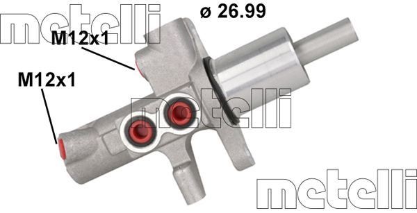 METELLI Brake master cylinder Article number: 05-0890 cheaply