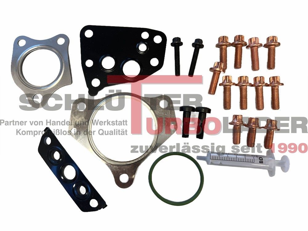 SCHLÜTTER TURBOLADER 253-10478S Mounting Kit, charger SPRINTER 319 CDI RWD (907.133, 907.135, 907.233, 907.235) 190 PS Diesel