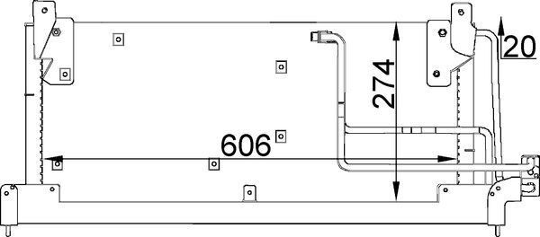 MAHLE ORIGINAL Kondensaator, kliimaseade Artikli number: AC 223 000S soodsalt