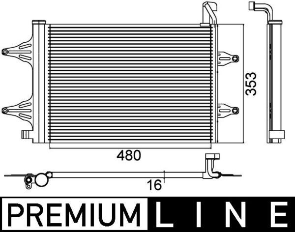 MAHLE ORIGINAL Kondensaator, kliimaseade Artikli number: AC 359 000P soodsalt