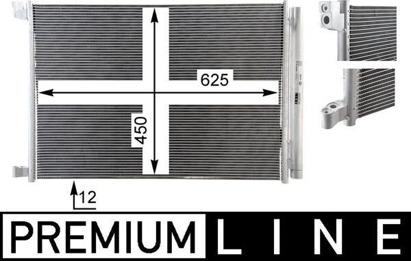 MAHLE ORIGINAL Kondensator, klimaanlæg Varenummer: AC 412 000P billige