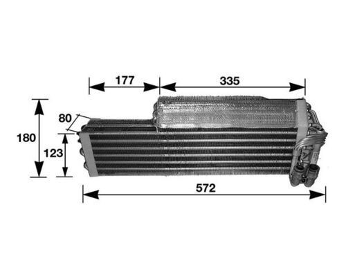 MAHLE ORIGINAL Air conditioning evaporator Article number: AE 37 000S cheaply