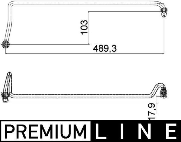 MAHLE ORIGINAL Õlivoolik Artikli number: AHX 5 000P soodsalt