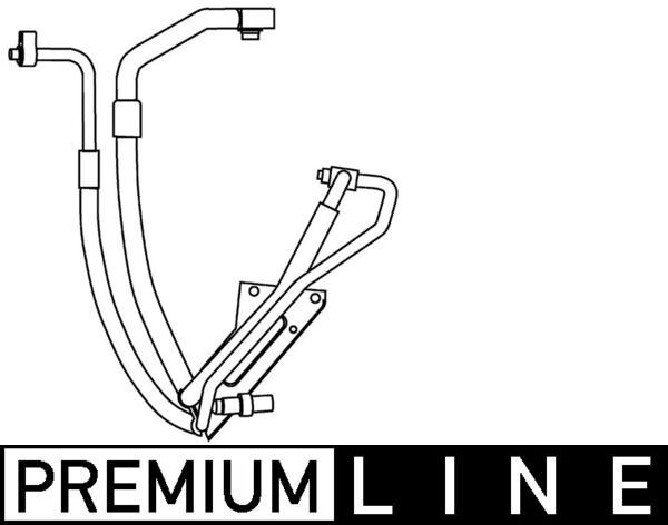 MAHLE ORIGINAL High- / Low Pressure Line, air conditioning Article number: AP 94 000P cheaply