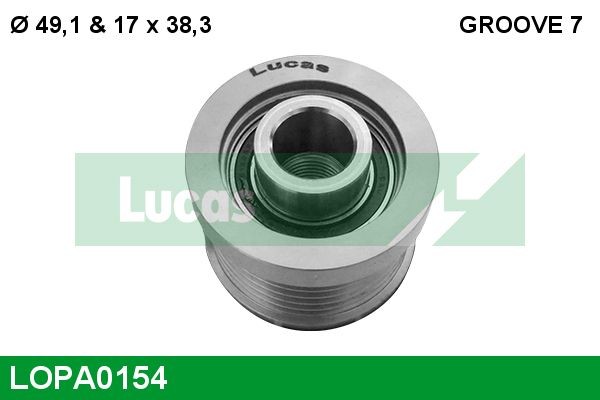 LUCAS Alternator Freewheel Clutch Article number: LOPA0154 cheaply