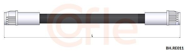 COFLE Brake hose Article number: BH.BW008 cheaply
