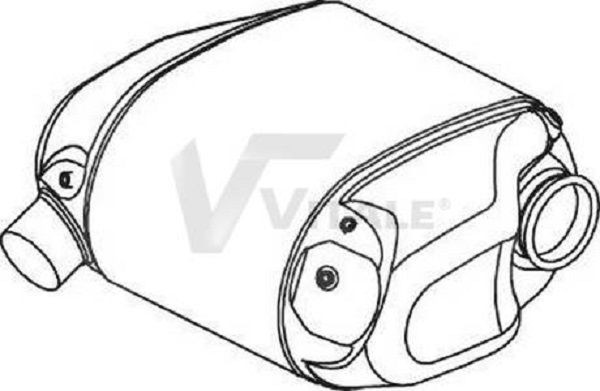 VITALE Catalytic converter Article number: IV298536 cheaply