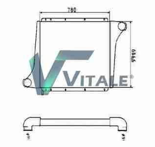 VITALE Lavtemperaturkøler, intercooler Varenummer: RVI816603 billige